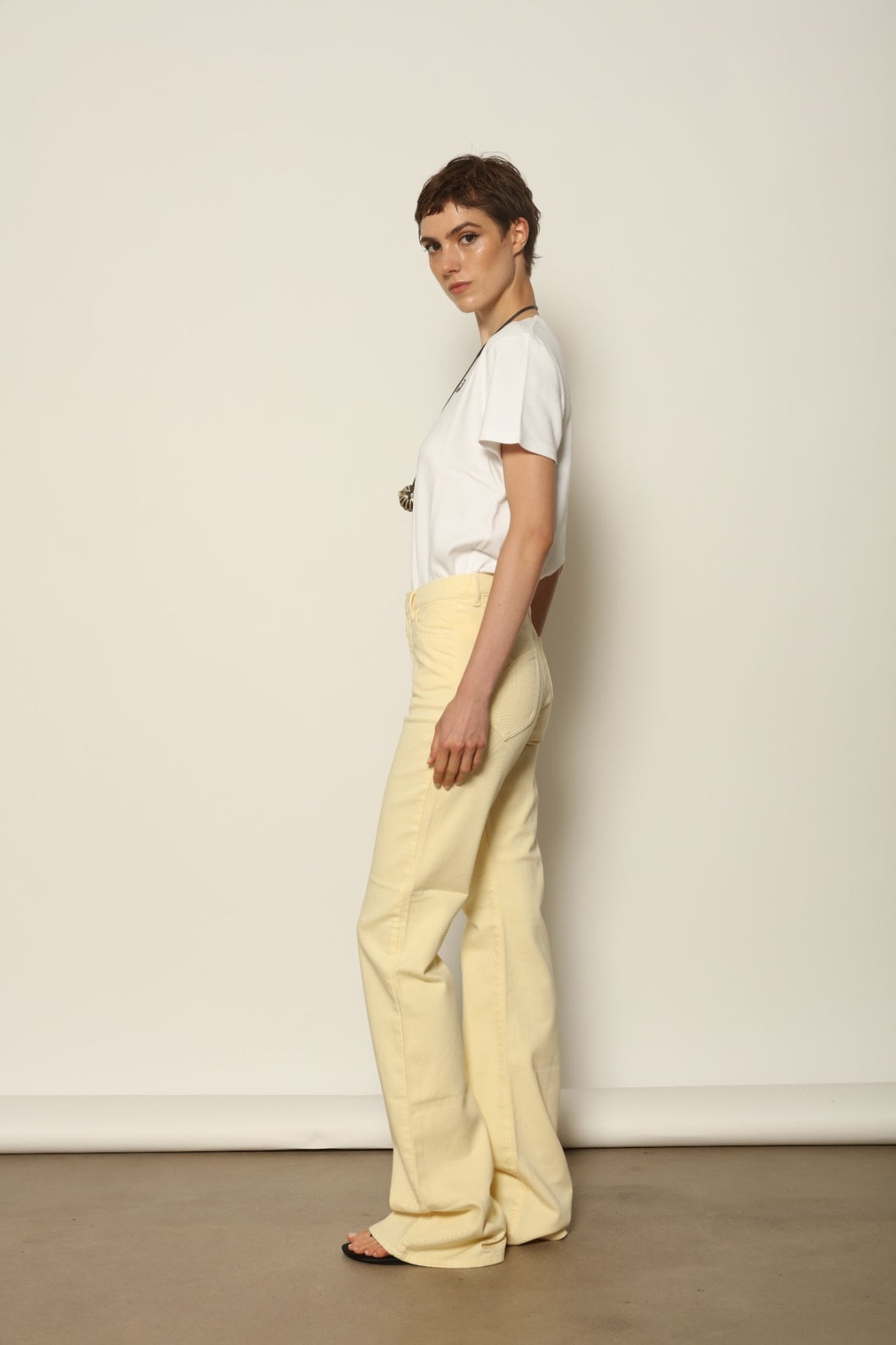 Le Pantalon Tulipe in Banana - Happy Haus