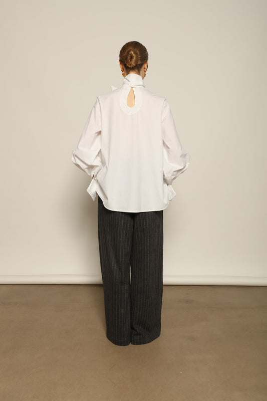 Optic White Regula Blouse - House of Woven Stories