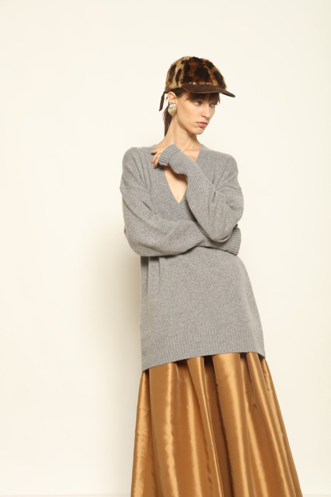 Kate Leopard Cap - Maison Jejia