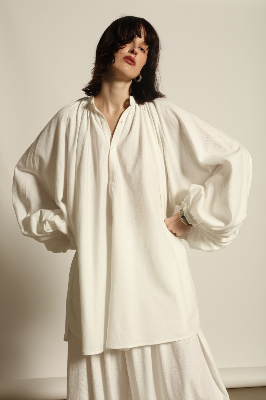 The Touareg Tunic With Ballooon Sleeves - Marrakshi Life