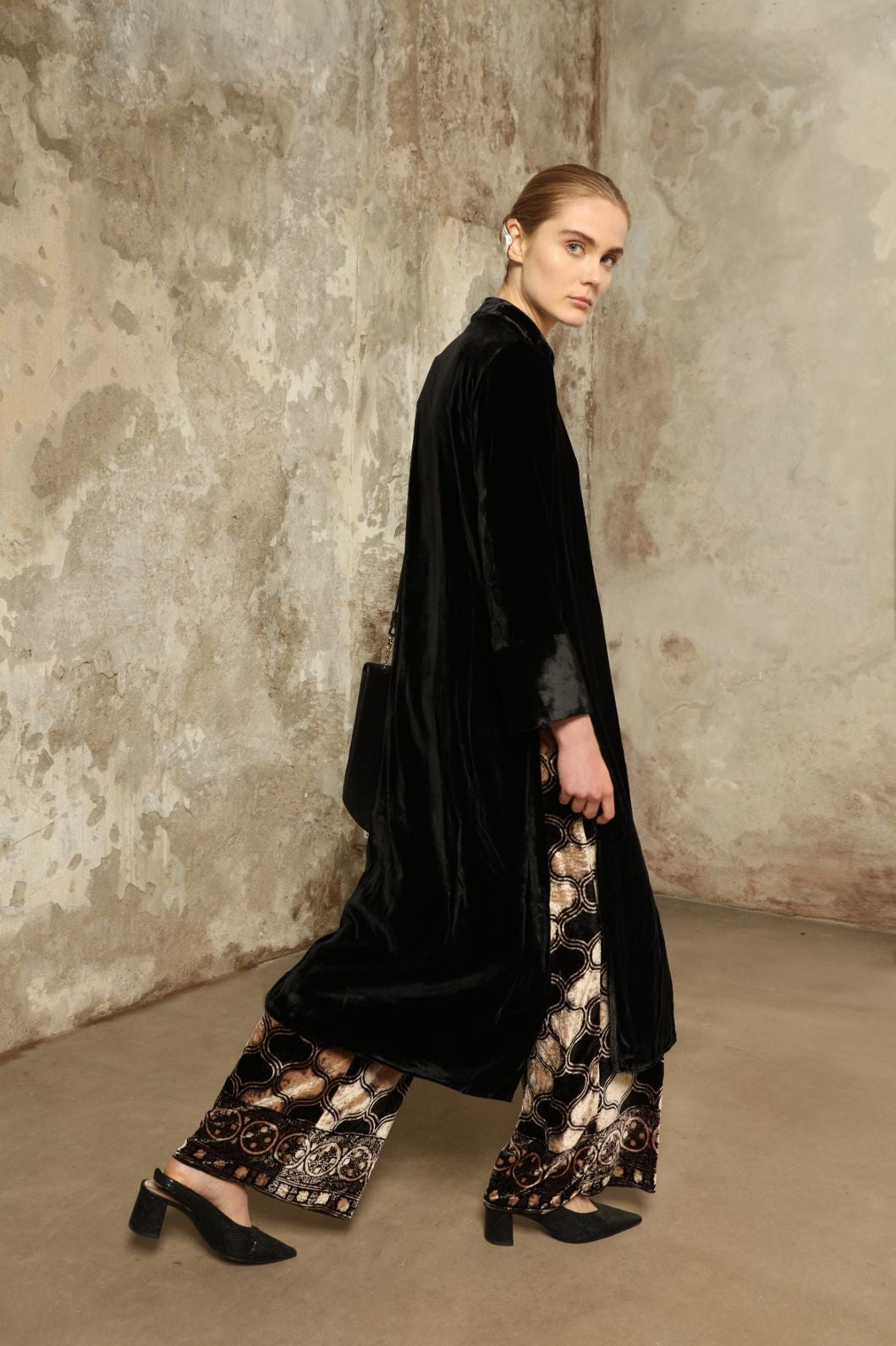 Cleo Black Long Jacket vr.40 - Obidi