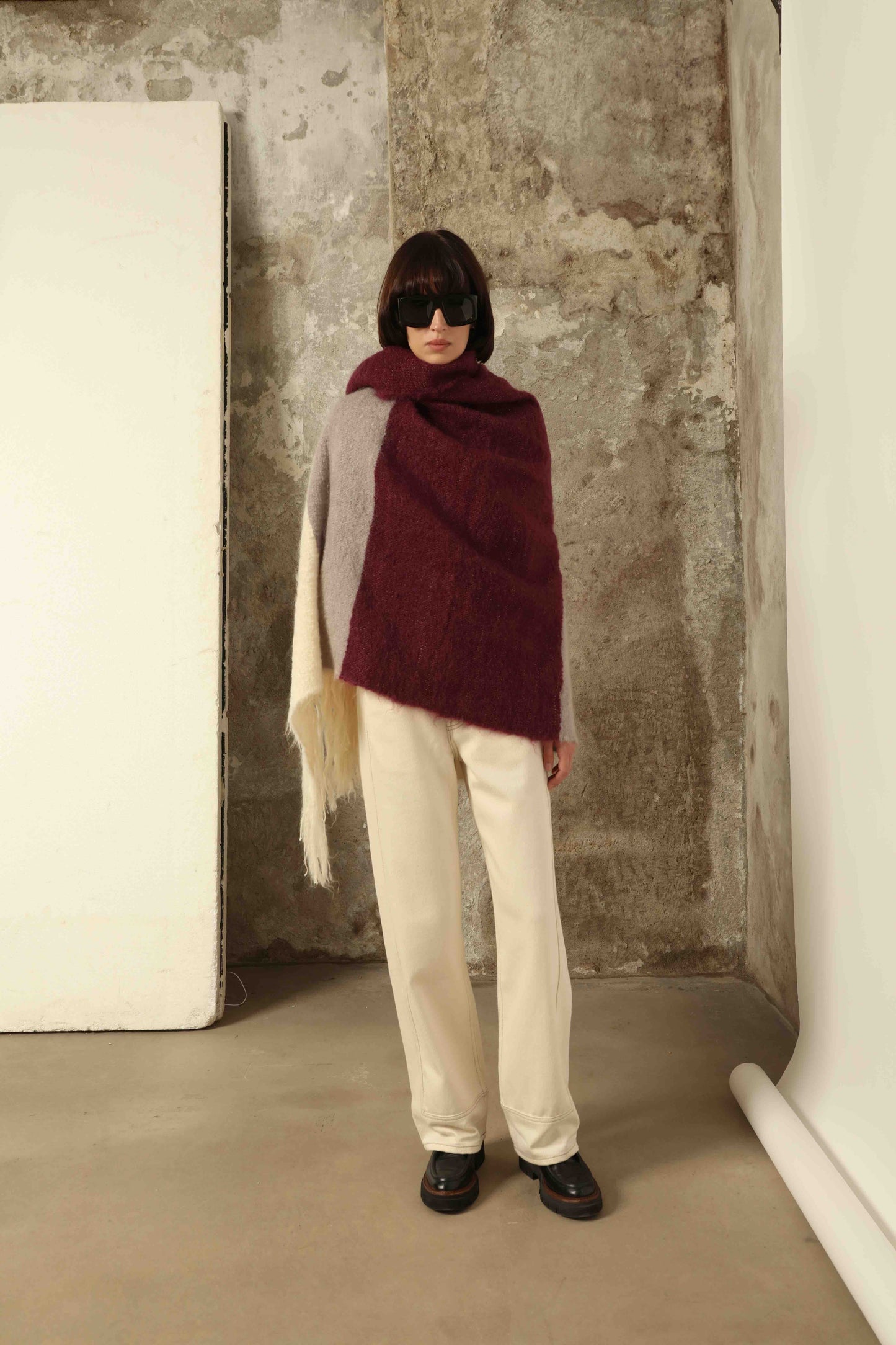 Throw Maxi Mohair Scarf - Allamanda Design