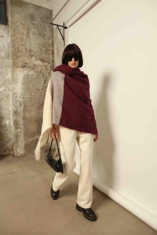 Throw Maxi Mohair Scarf - Allamanda Design