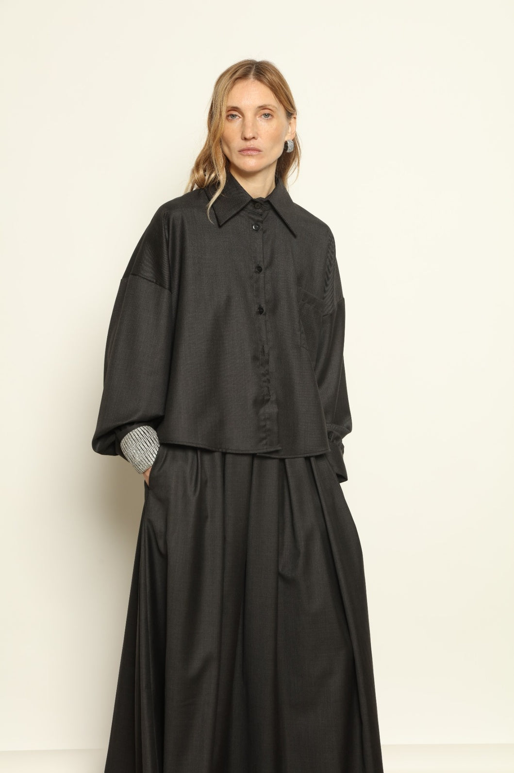 Larissa Anthracite Skirt - House of Woven Stories