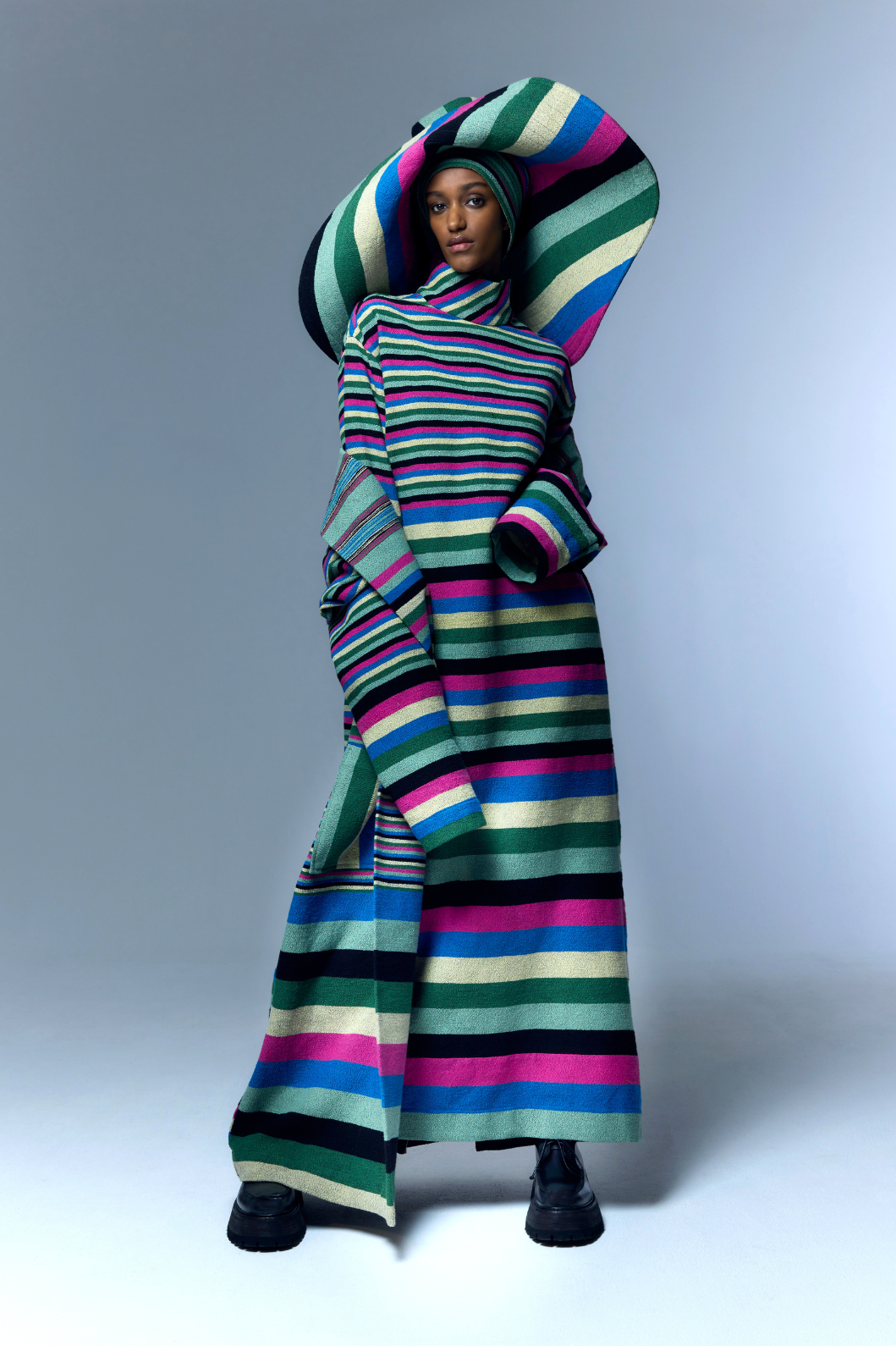 The Multicolor Boucle Pamela Hat - Marrakshi Life