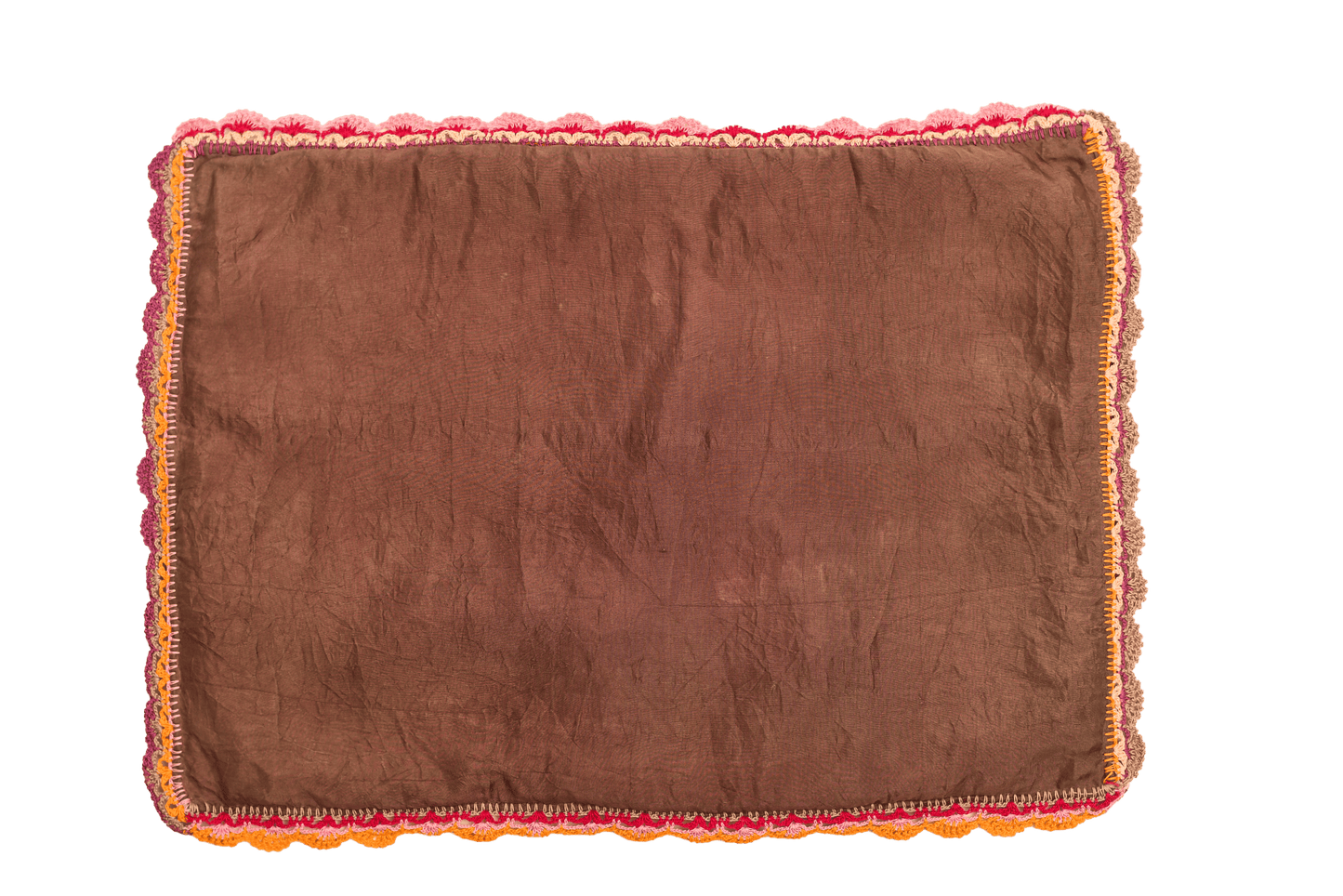 Soft, breathable Ophelia silk pillowcase by Supernaturae, handwoven in Murshidabad, India, and naturally dyed by Zapotec artisans in Oaxaca, Mexico with traditional pigments for rich, vibrant colors.