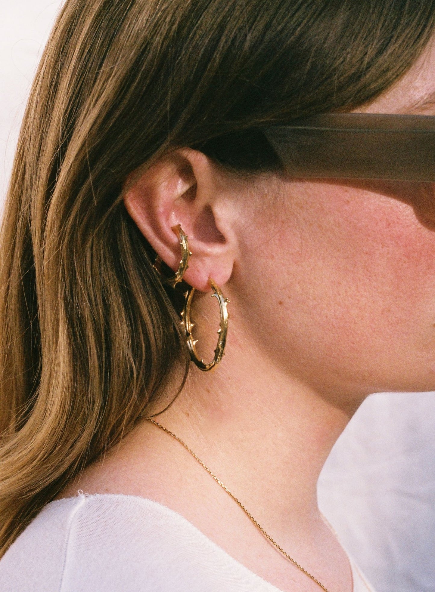 Handcrafted Maxi Ronce Sauvage Earrings by Atelier Margaux Toussaint from the House of Woven Stories selection