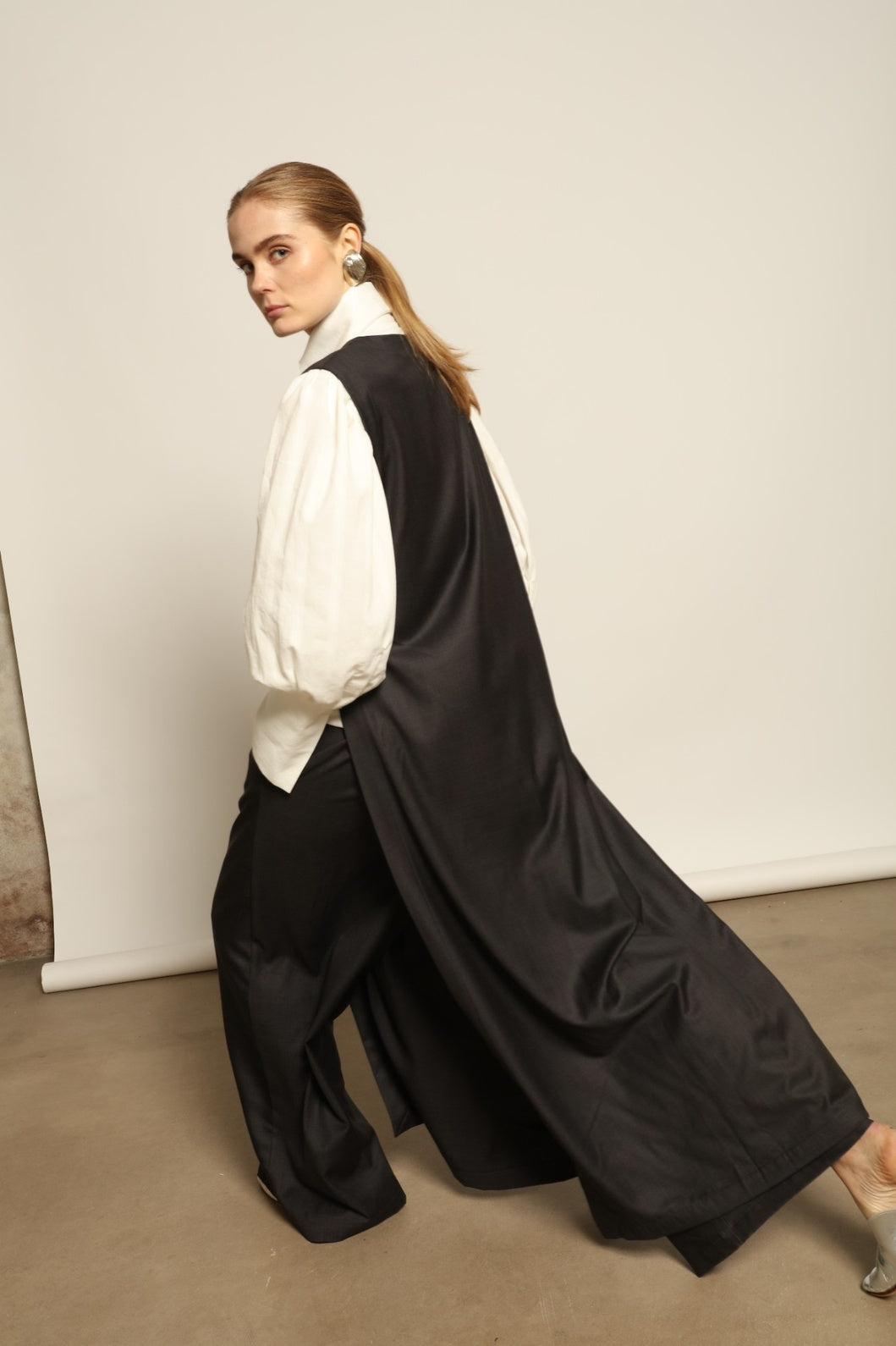 Athen Anthracite Tunic Dress - House of Woven Stories