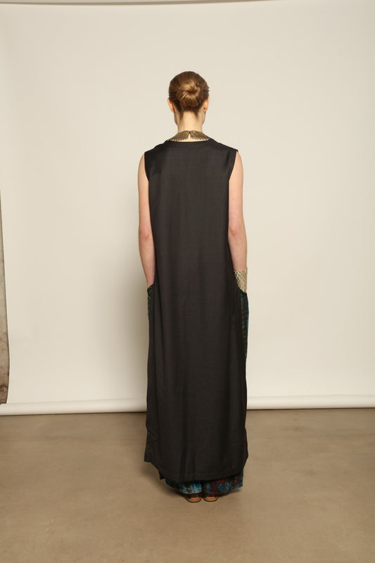 Athen Black Tunic Dress - House of Woven Stories