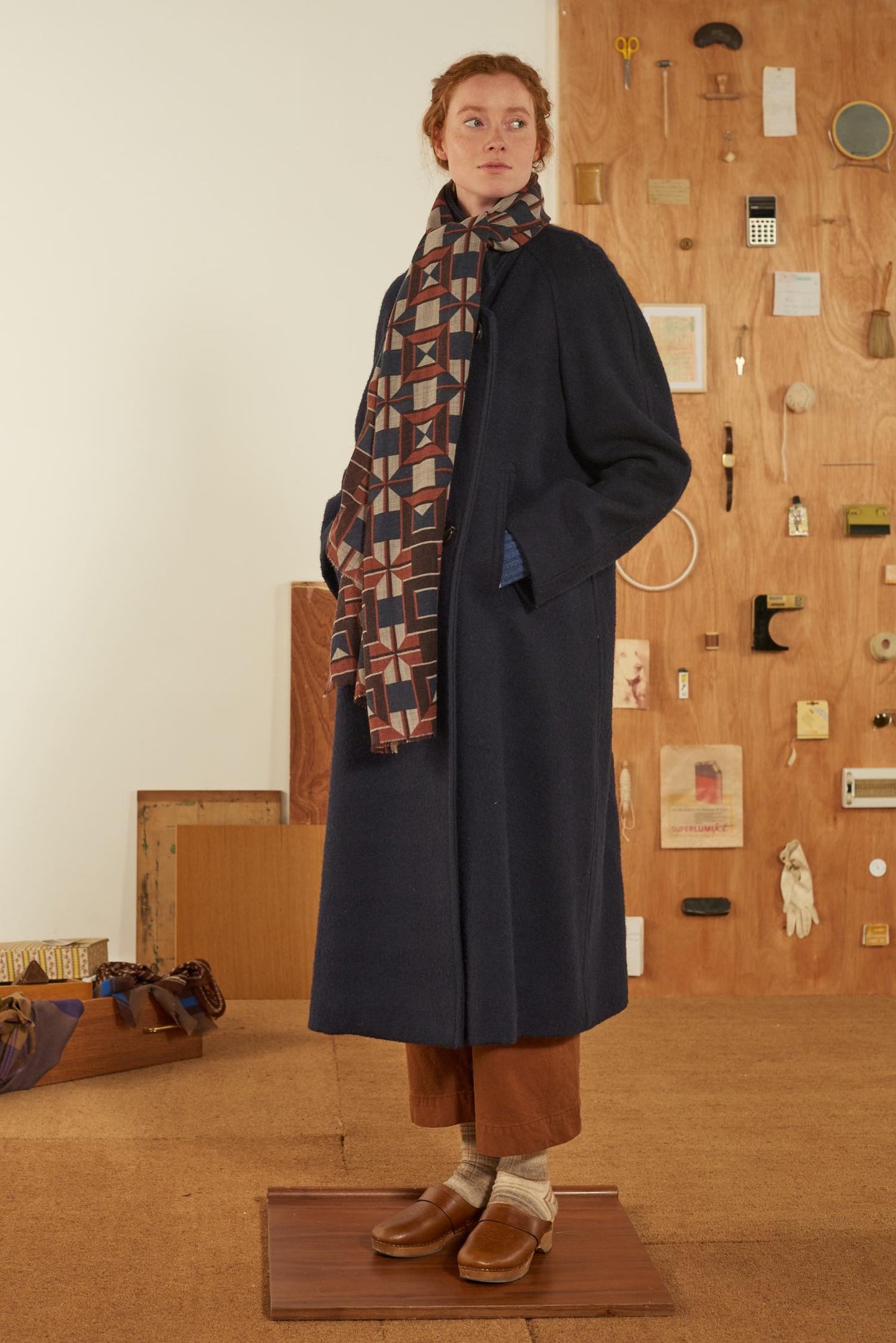 Echarpe N°695 Navy Blue - Moismont