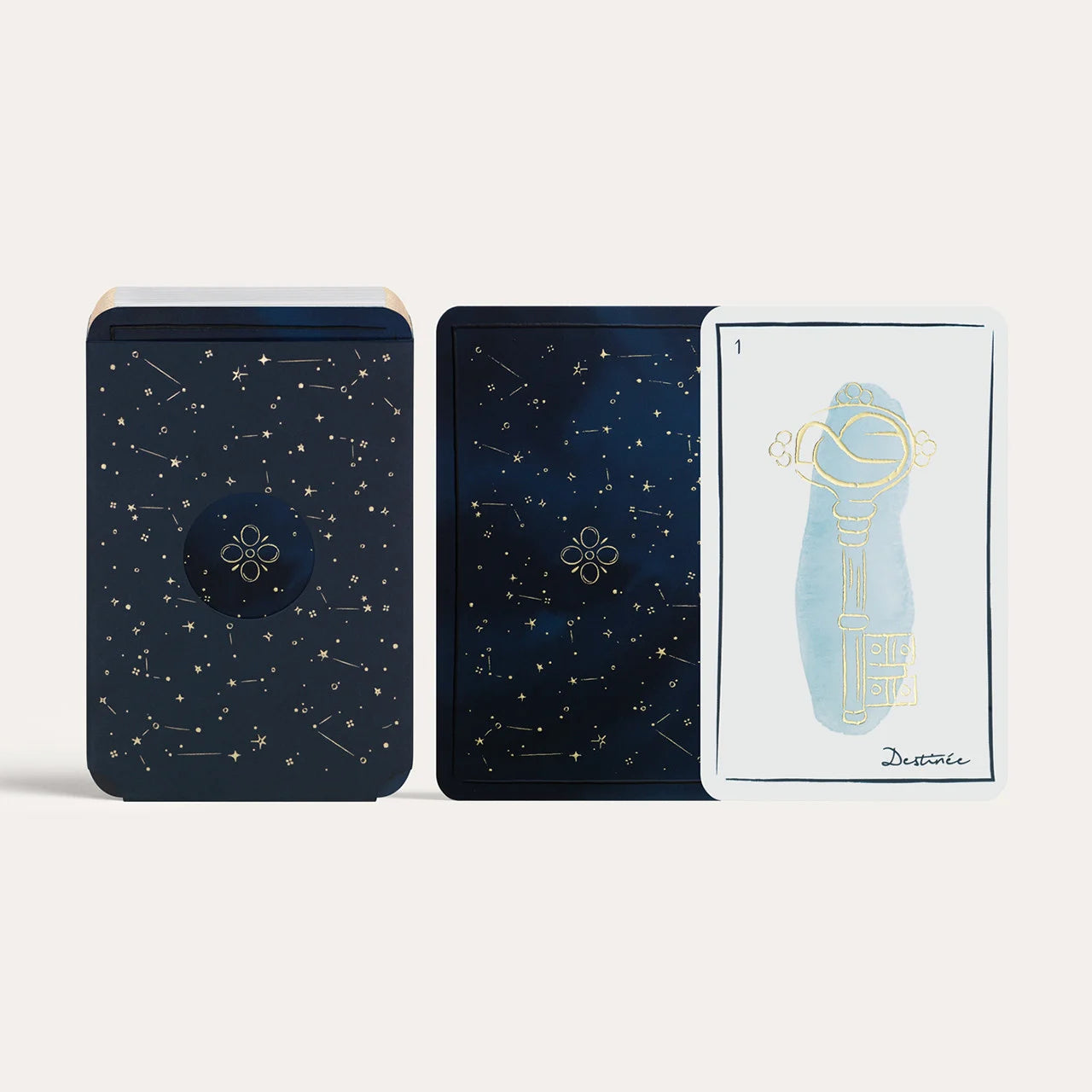 N°500 Oracle de Belline by Grimaud Paris from the House of Woven Stories selection, luxury 53-card oracle deck made in France with illustrated design, gold foil details and included guidebook.