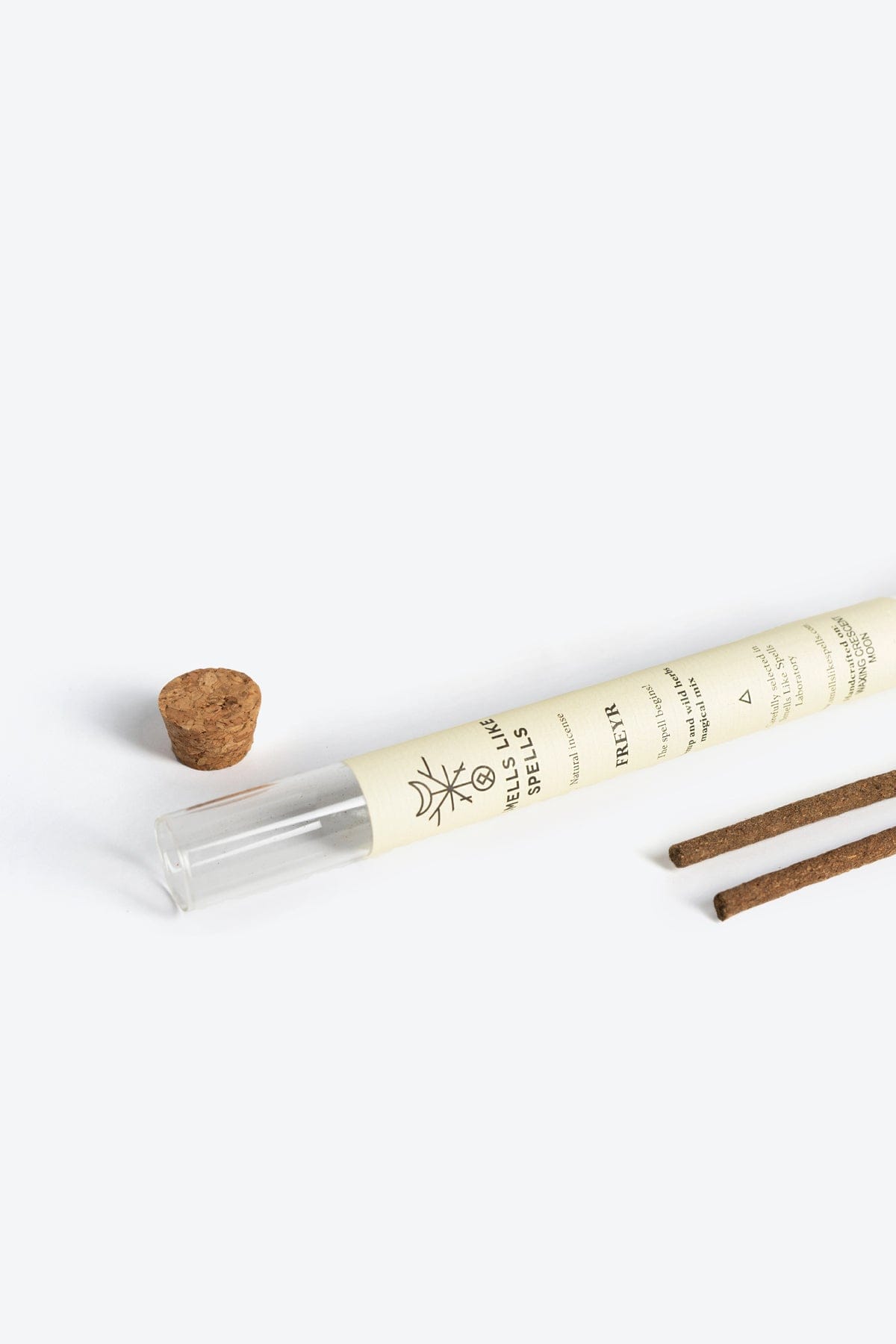 Handcrafted natural hemp and wild herbs incense sticks by Smells Like Spells, designed to promote financial prosperity and abundance.