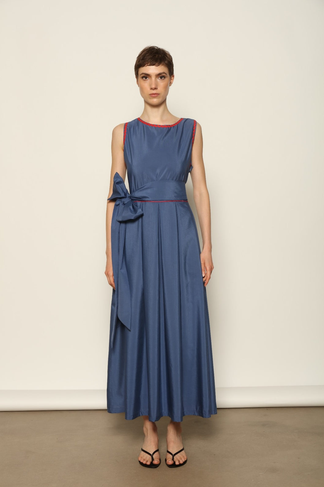 Tamara China Blue Dress - House of Woven Stories