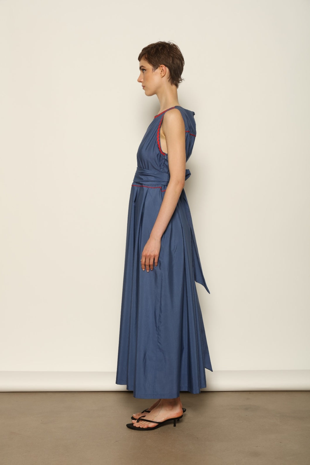 Tamara China Blue Dress - House of Woven Stories