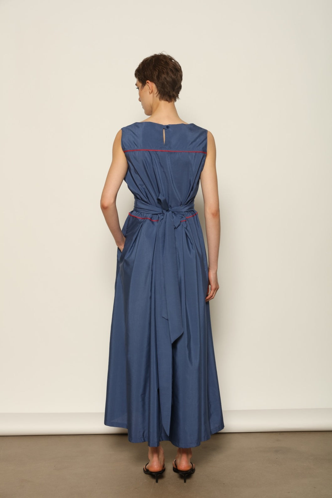 Tamara China Blue Dress - House of Woven Stories