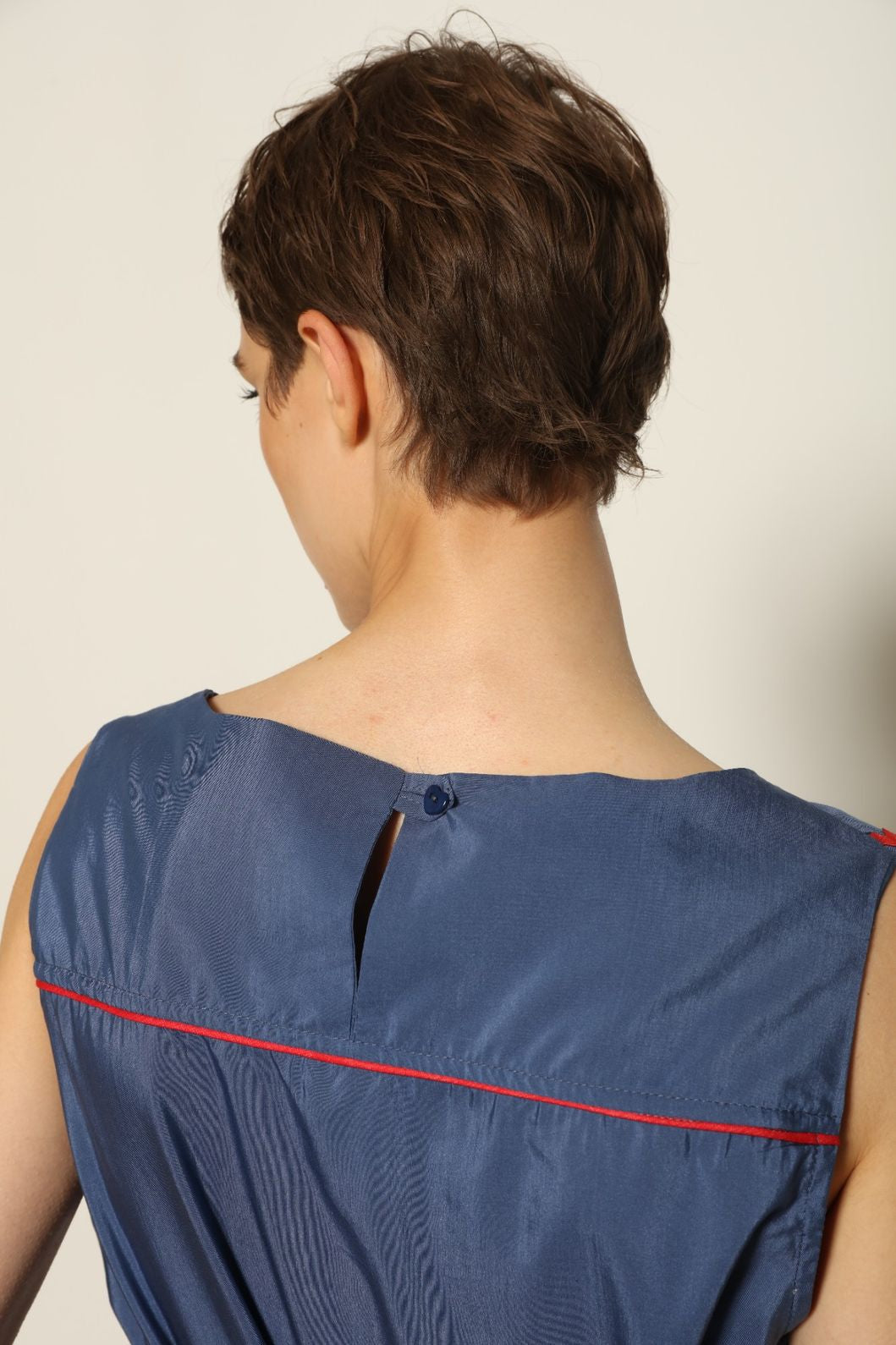 Tamara China Blue Dress - House of Woven Stories