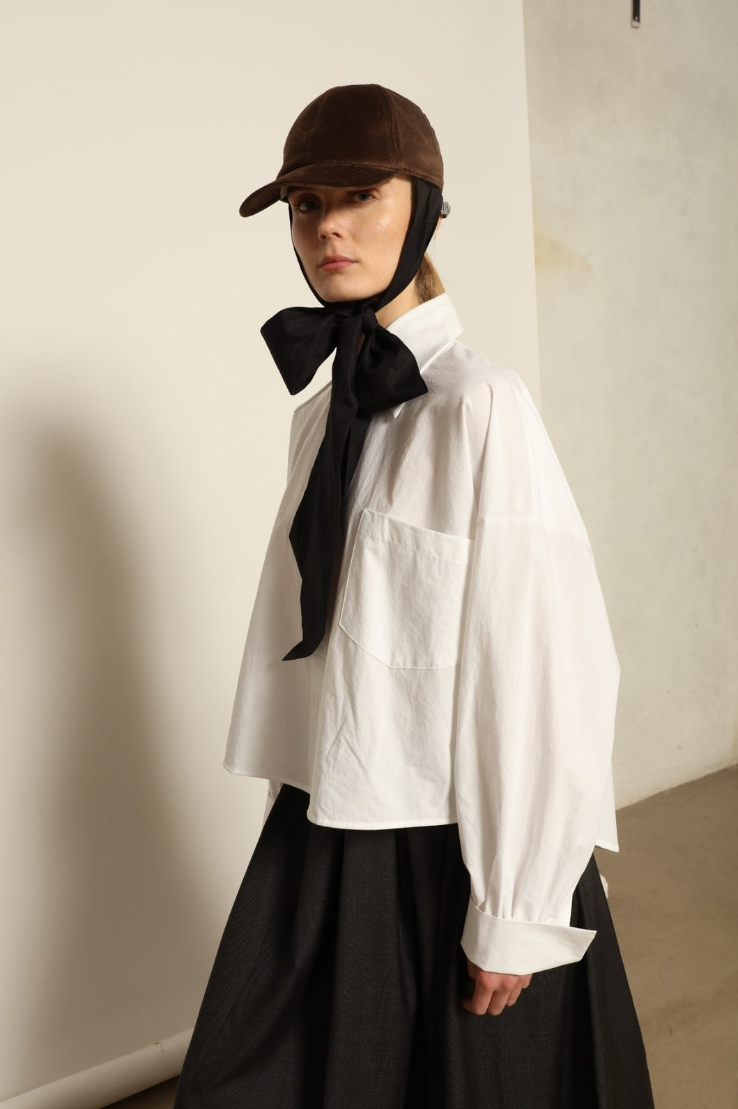 Bettina Optic White Blouse - House of Woven Stories