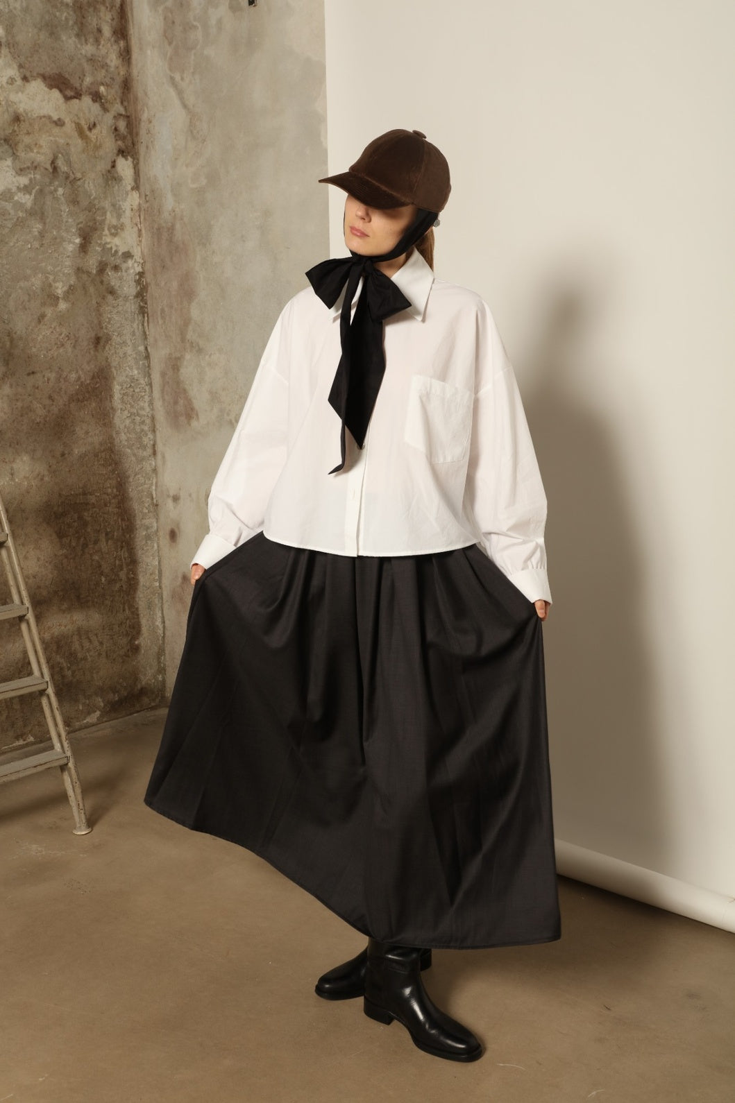 Bettina Optic White Blouse - House of Woven Stories
