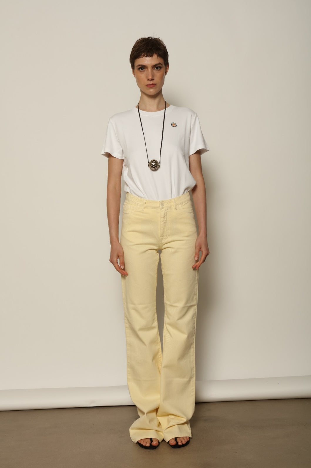 Le Pantalon Tulipe in Banana - Happy Haus
