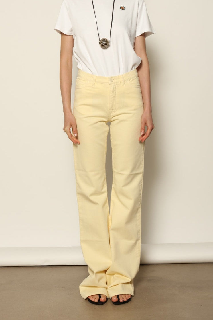Le Pantalon Tulipe in Banana - Happy Haus