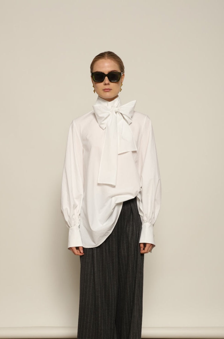 Optic White Regula Blouse - House of Woven Stories