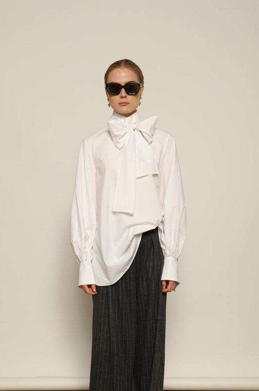 Optic White Regula Blouse - House of Woven Stories