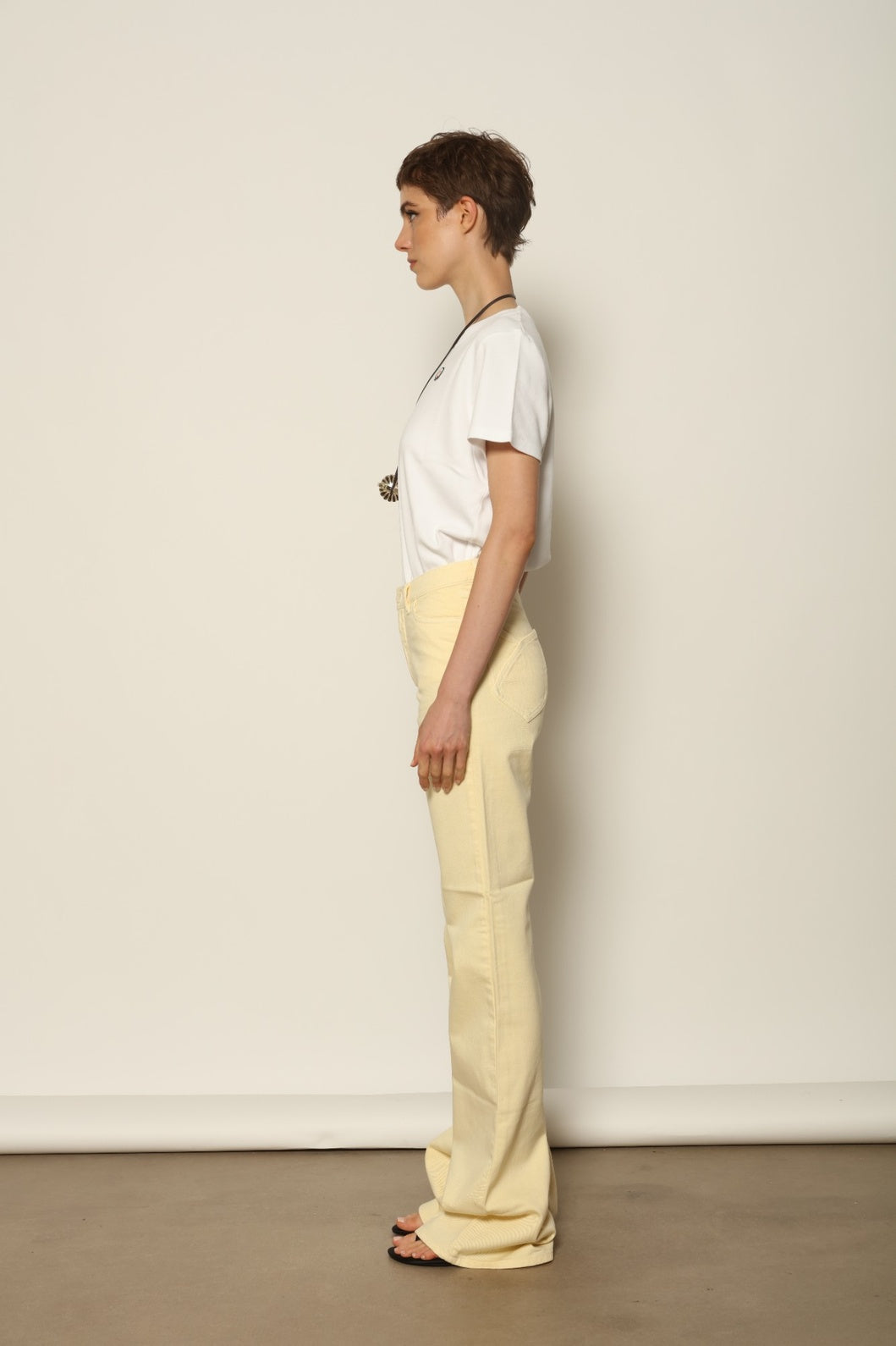 Le Pantalon Tulipe in Banana - Happy Haus