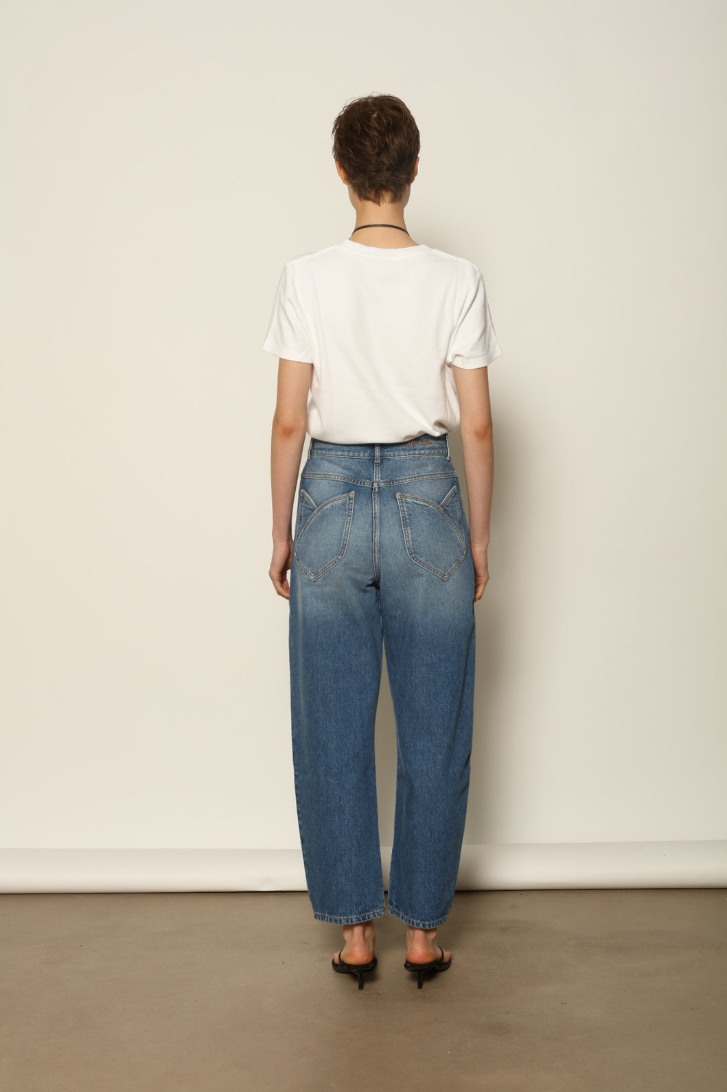 Le Pantalon Fleur in Blue D'été - Happy Haus