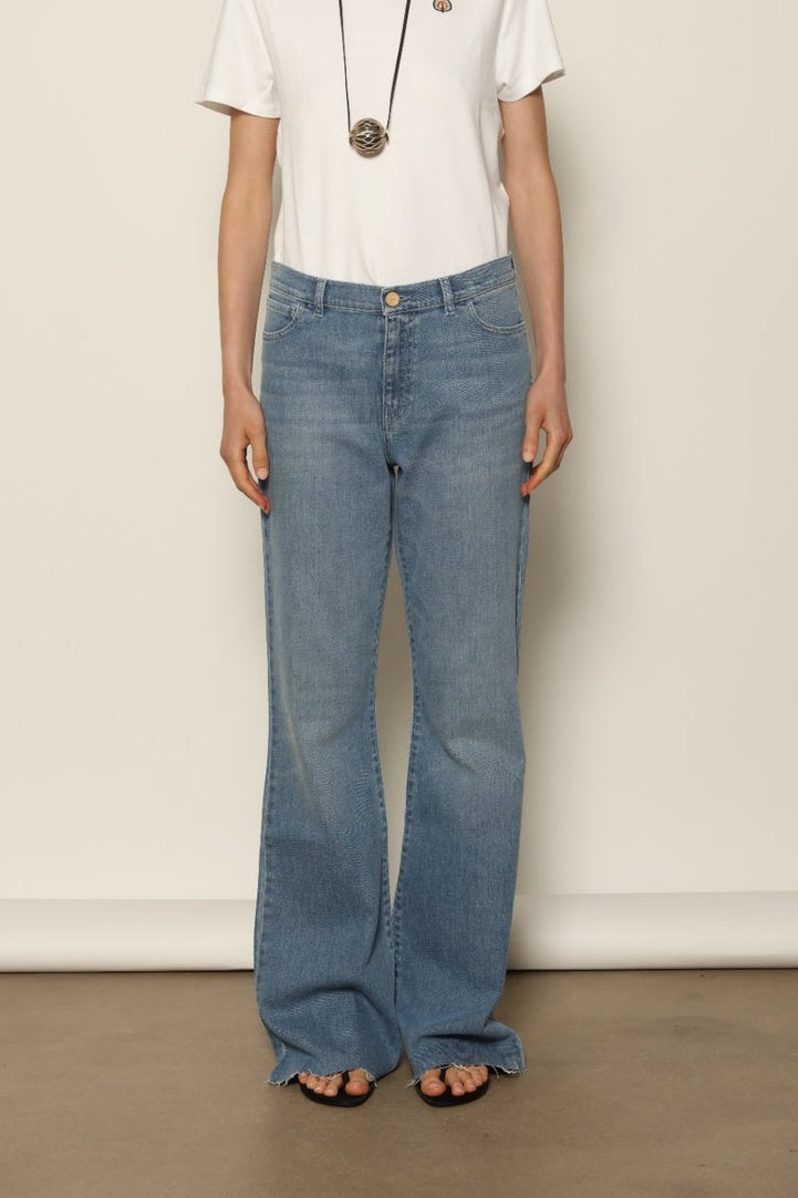 Le Pantalon Tulipe in 10 Years Blue - Happy Haus