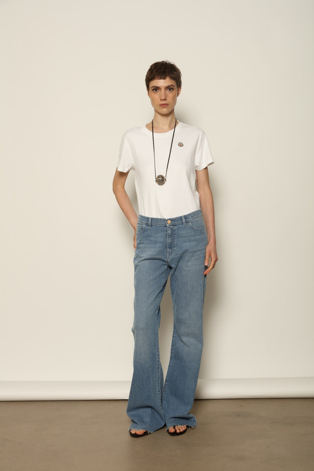 Le Pantalon Tulipe in 10 Years Blue - Happy Haus