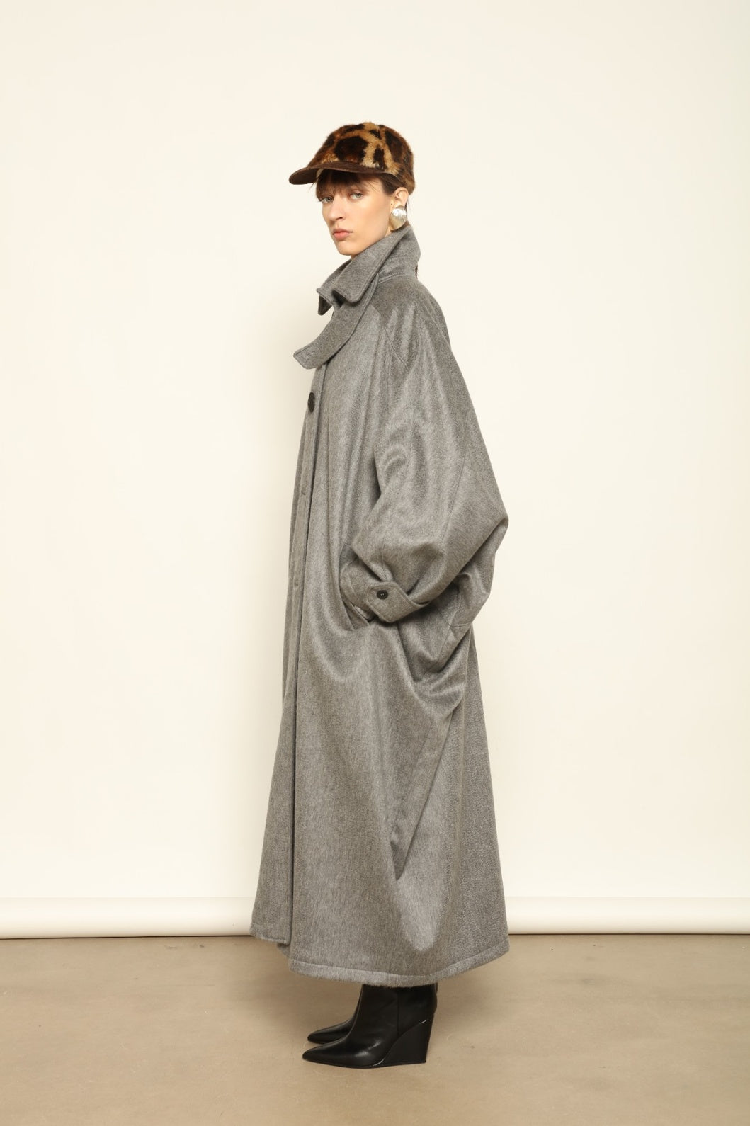 Kate Leopard Cap - Maison Jejia