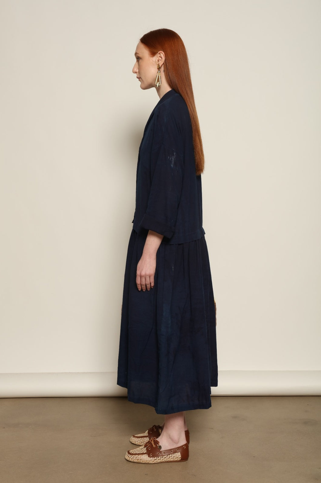 Marie Indigo Dress - House of Woven Stories