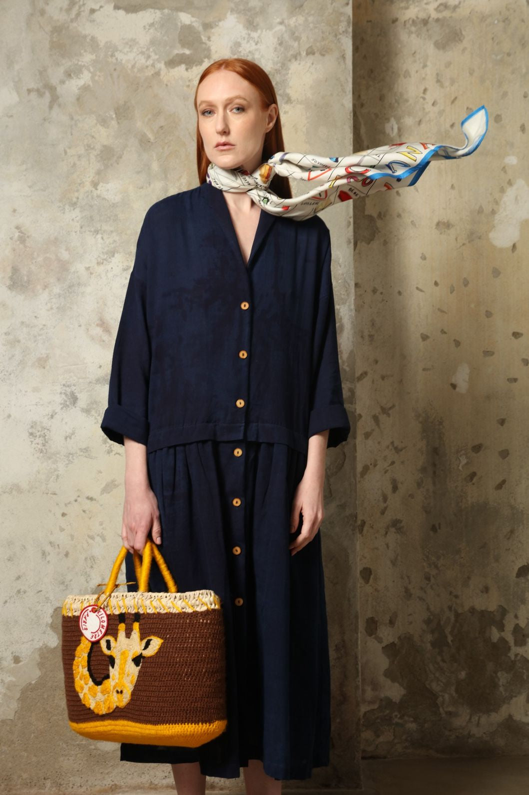 Marie Indigo Dress - House of Woven Stories