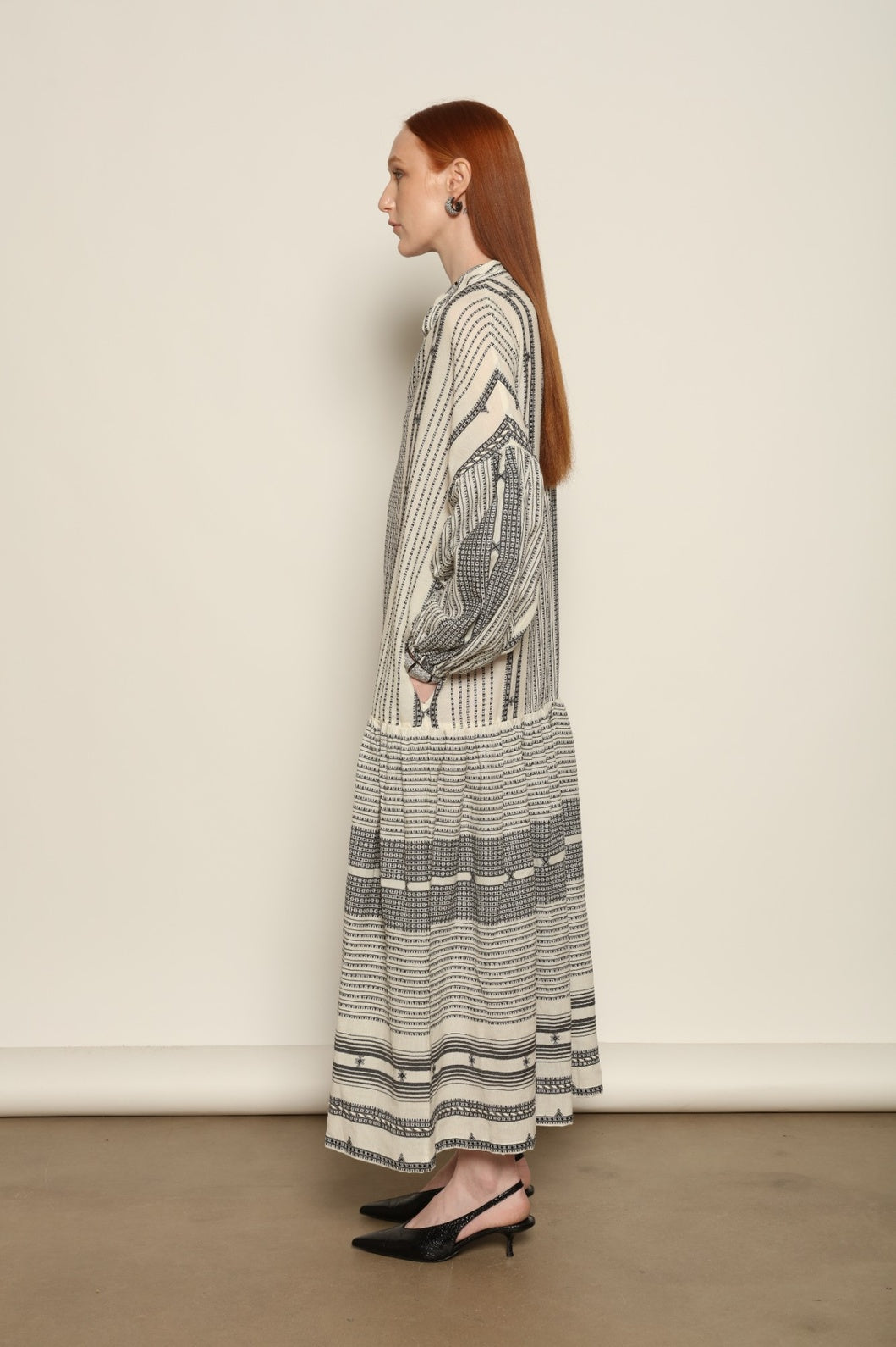 Chemena Ink Black Dress - House of Woven Stories