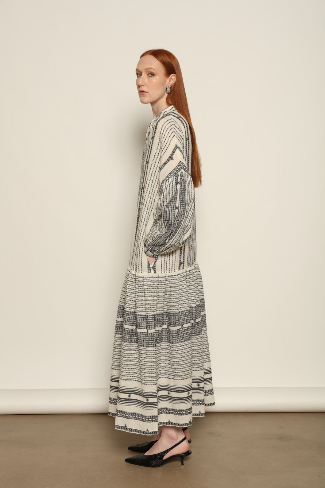 Chemena Ink Black Dress - House of Woven Stories