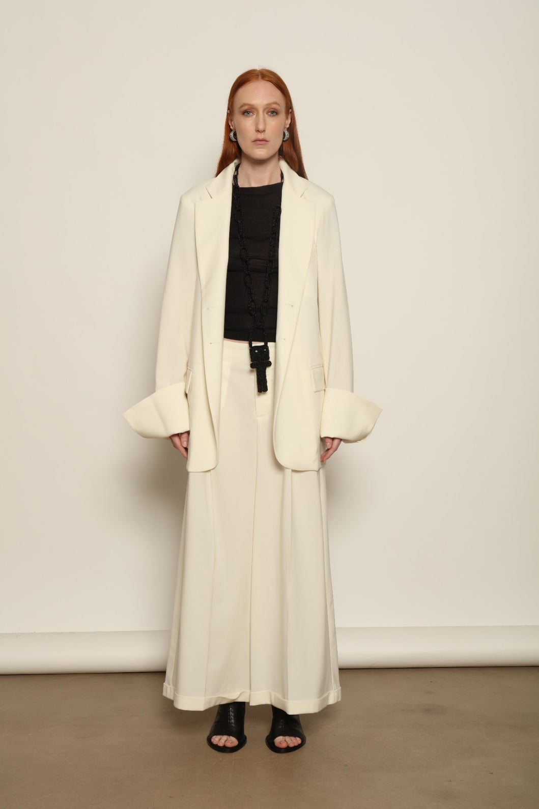 Birkin Ecru Blazer - Maison Jejia