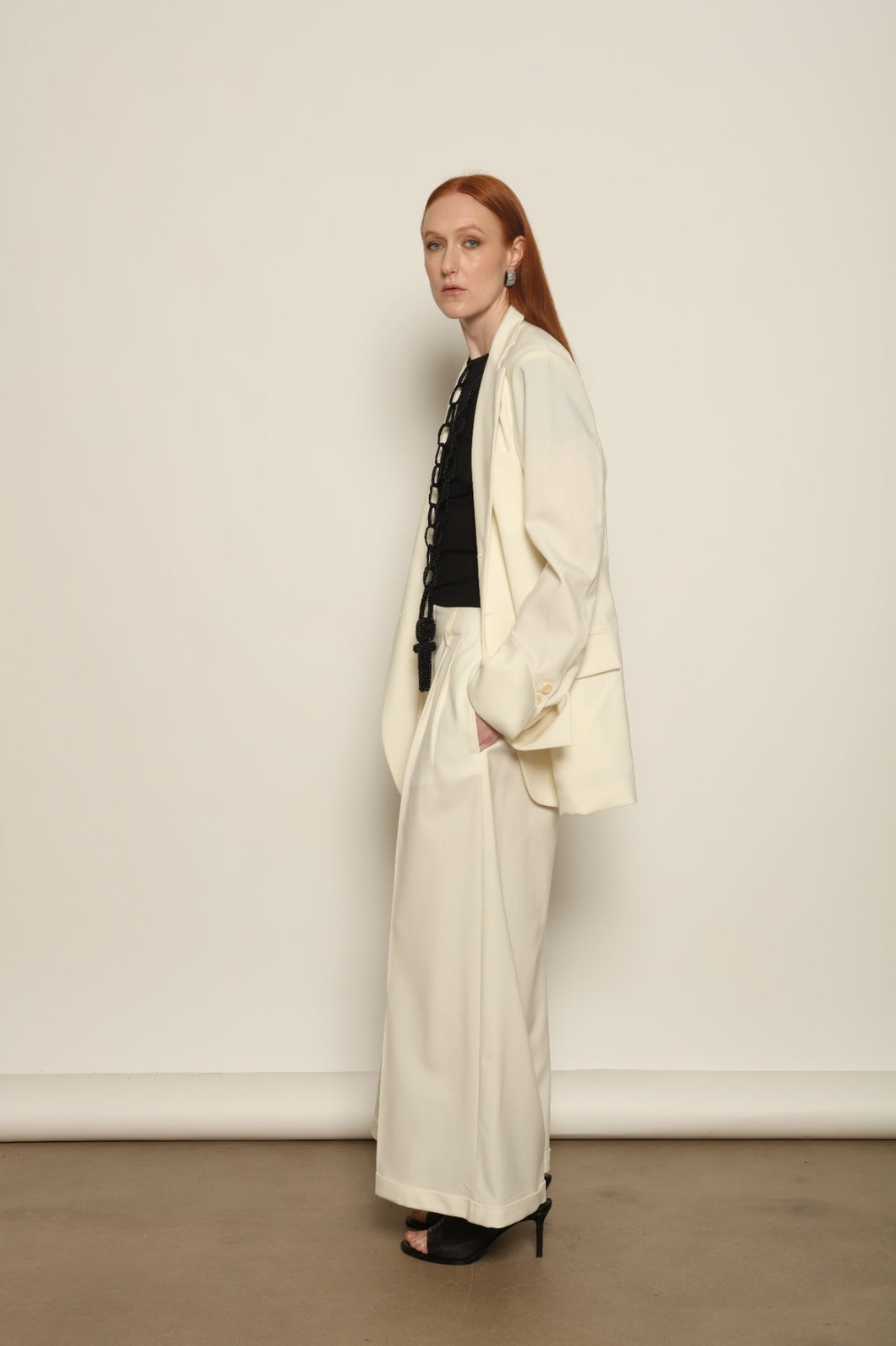 Birkin Ecru Blazer - Maison Jejia