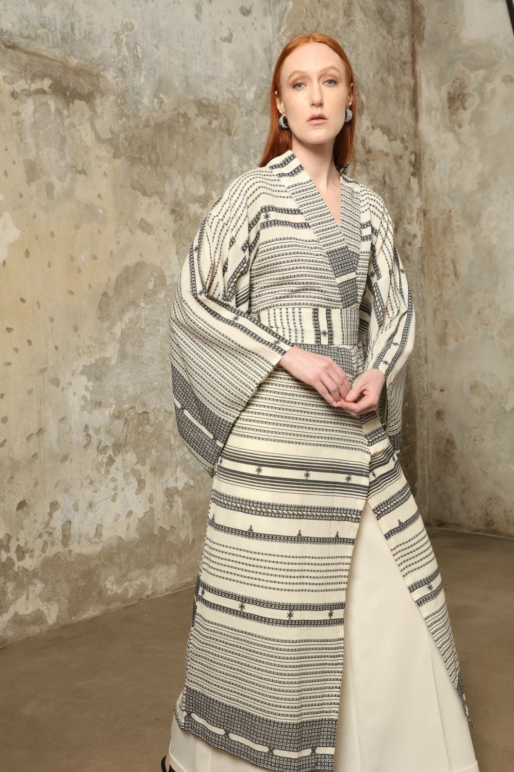 Chemena Ink Black Kimono - House of Woven Stories