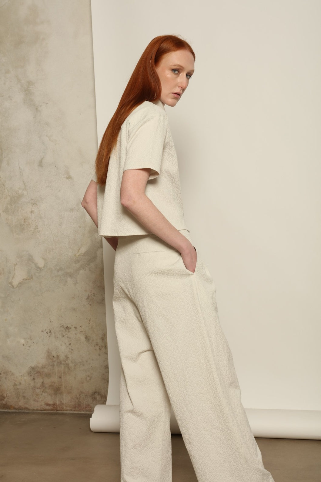 Emily Seersucker Shirt - House of Woven Stories