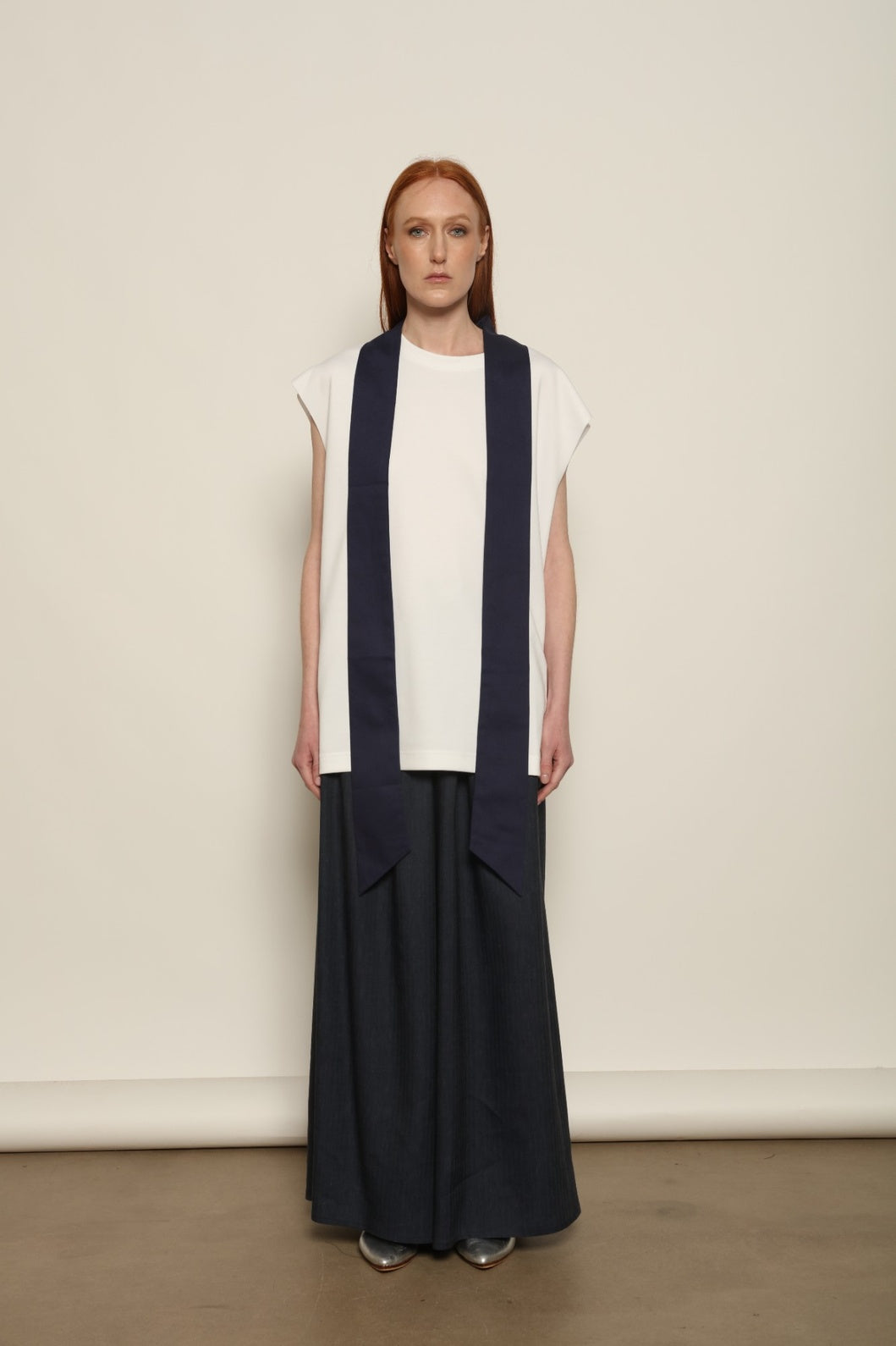 Over Tie T-Shirt - Maison Jejia