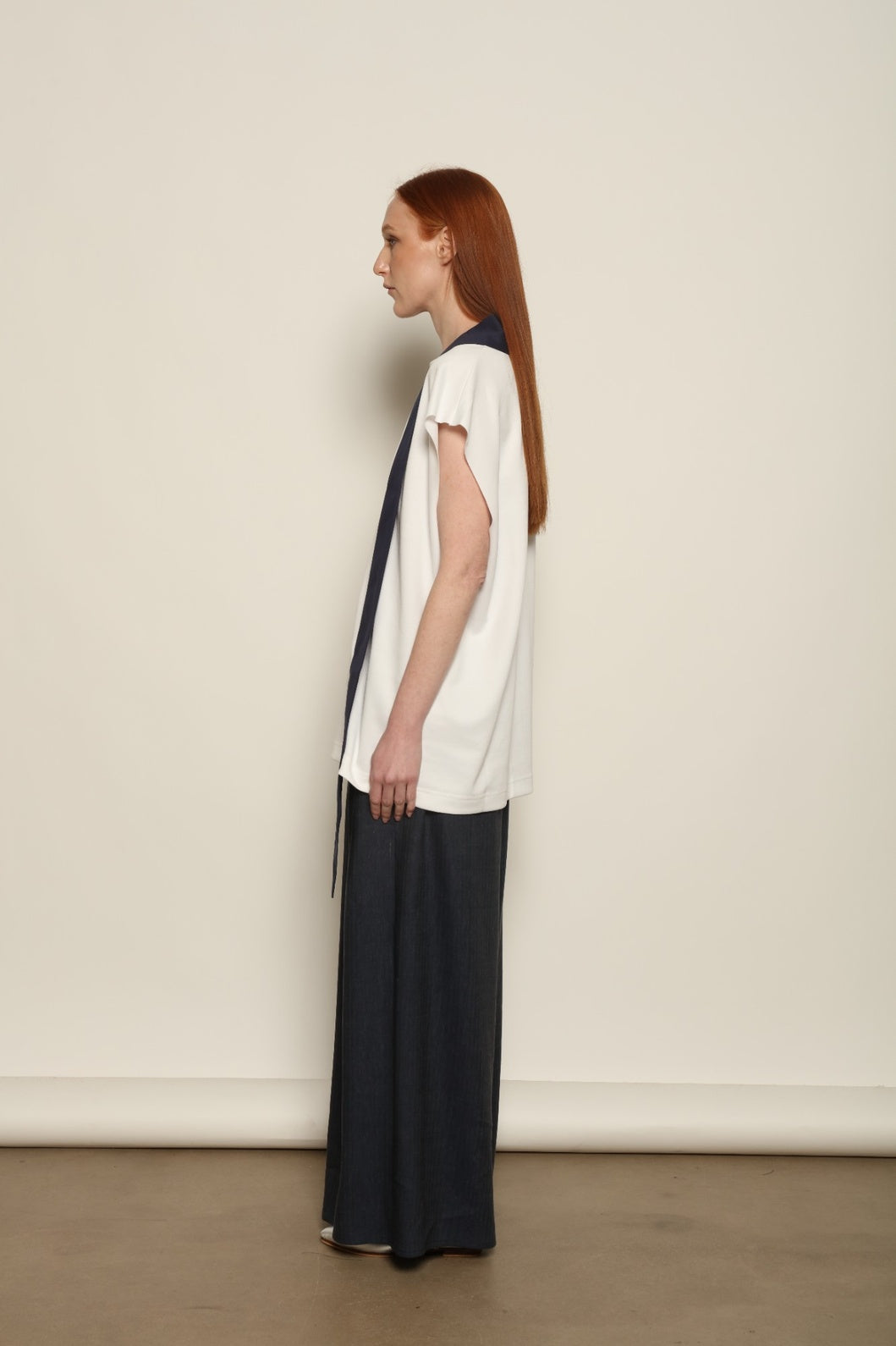 Over Tie T-Shirt - Maison Jejia
