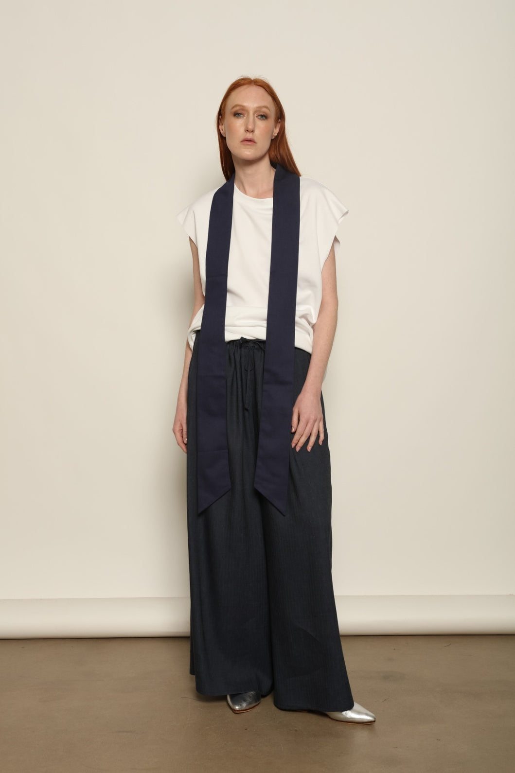 Over Tie T-Shirt - Maison Jejia