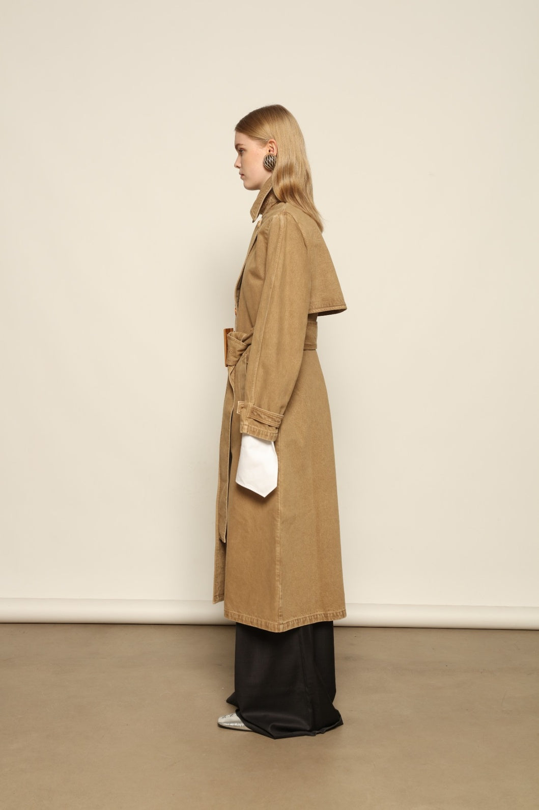 Le Trench Coat in Army Beige - Happy Haus