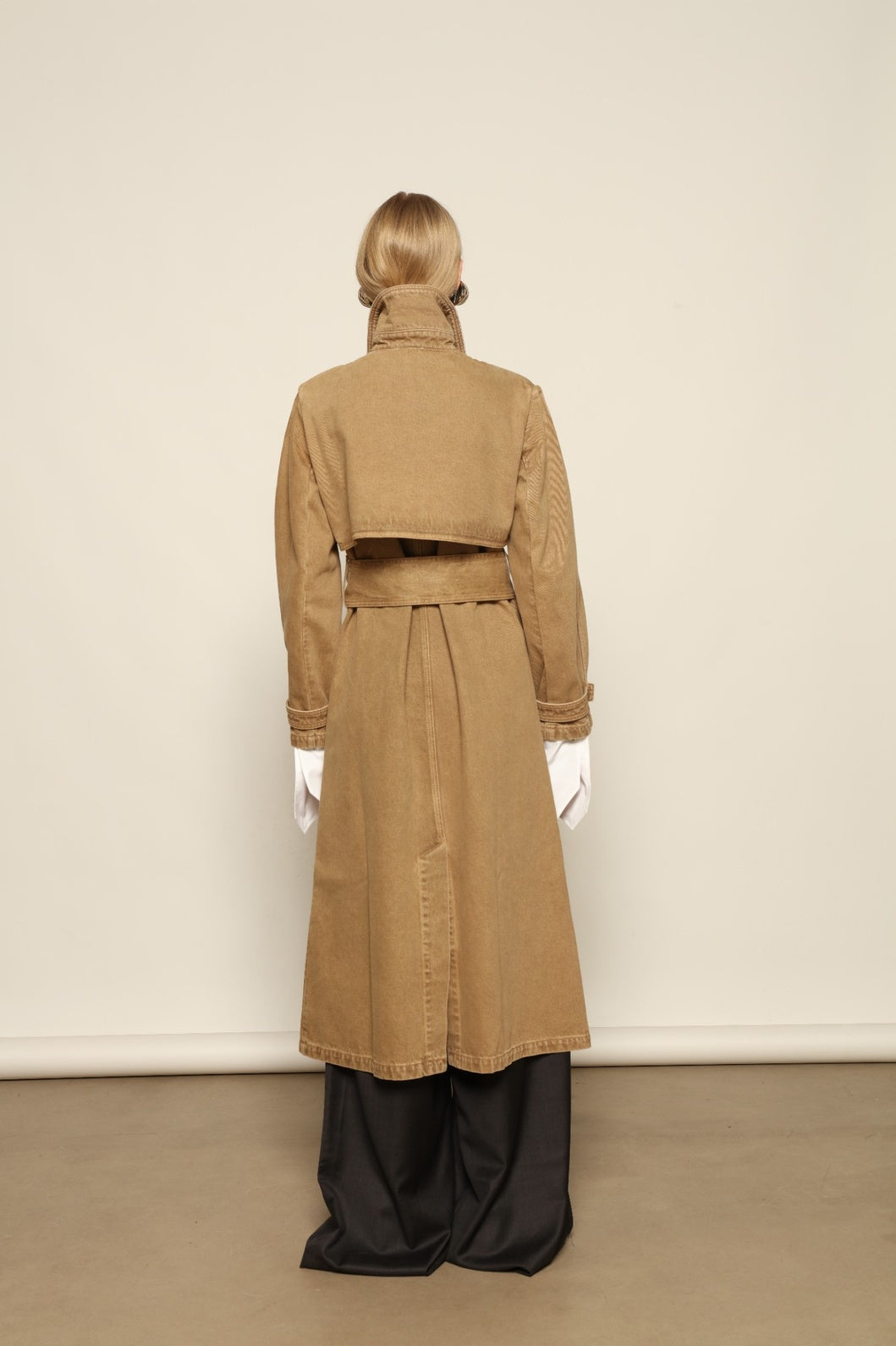 Le Trench Coat in Army Beige - Happy Haus
