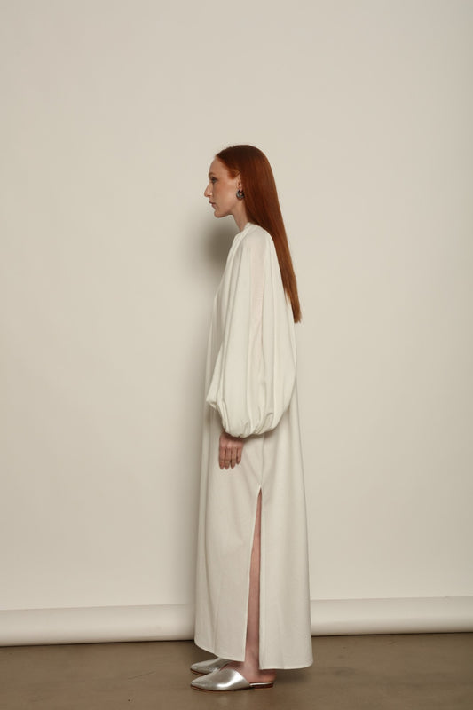 The Touareg Dress With Ballon Sleeves - Marrakshi Life