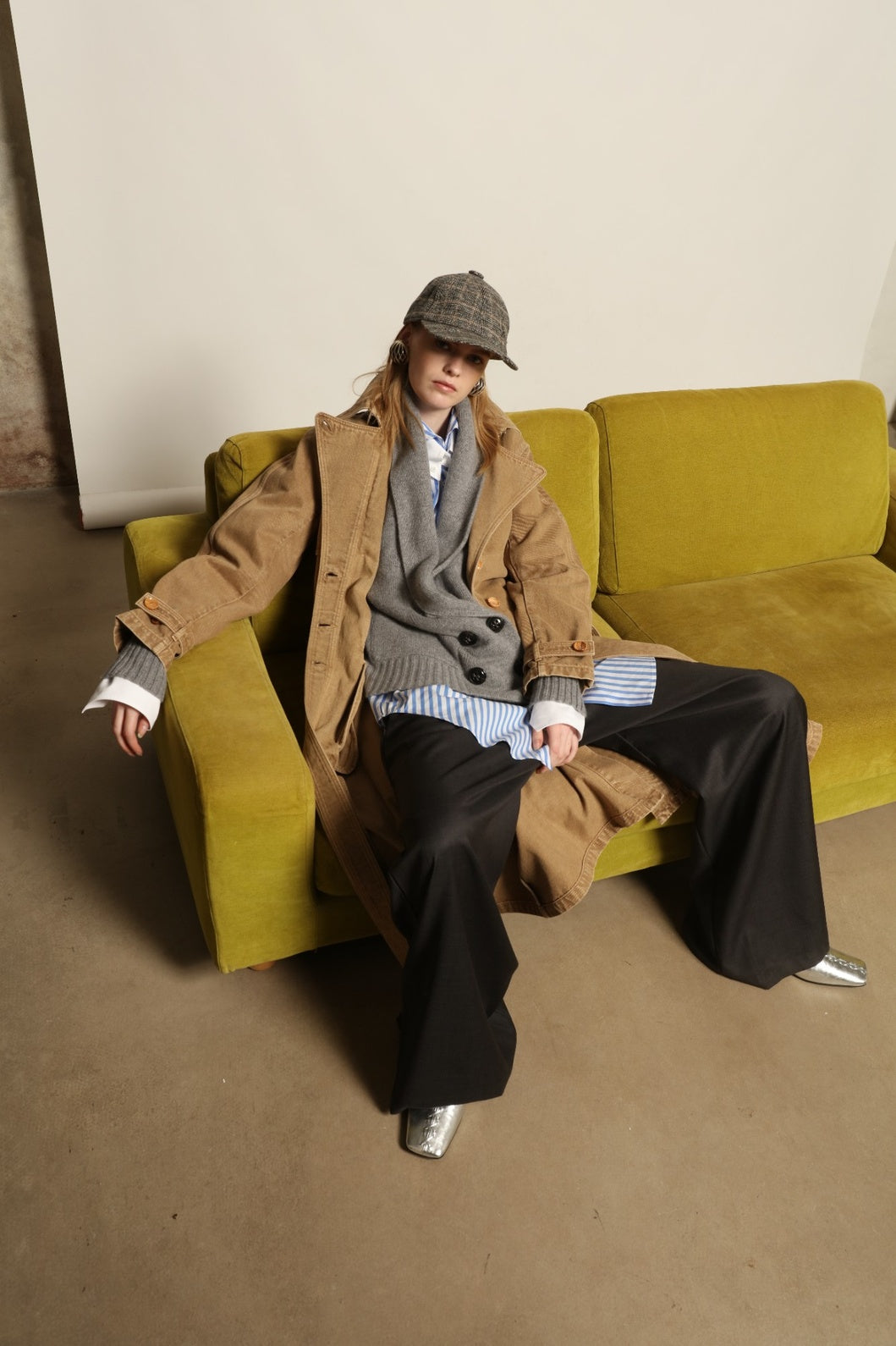 Le Trench Coat in Army Beige - Happy Haus