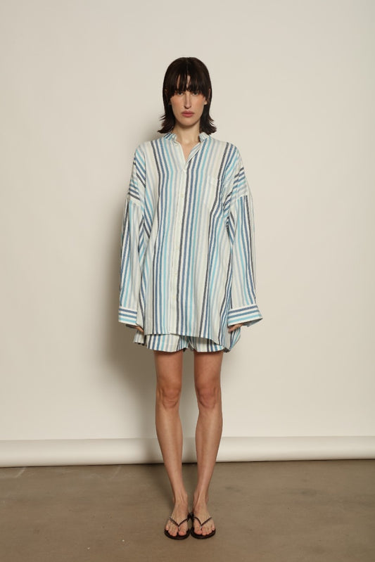 The Oversized Shirt Small Point Collar - Marrakshi Life