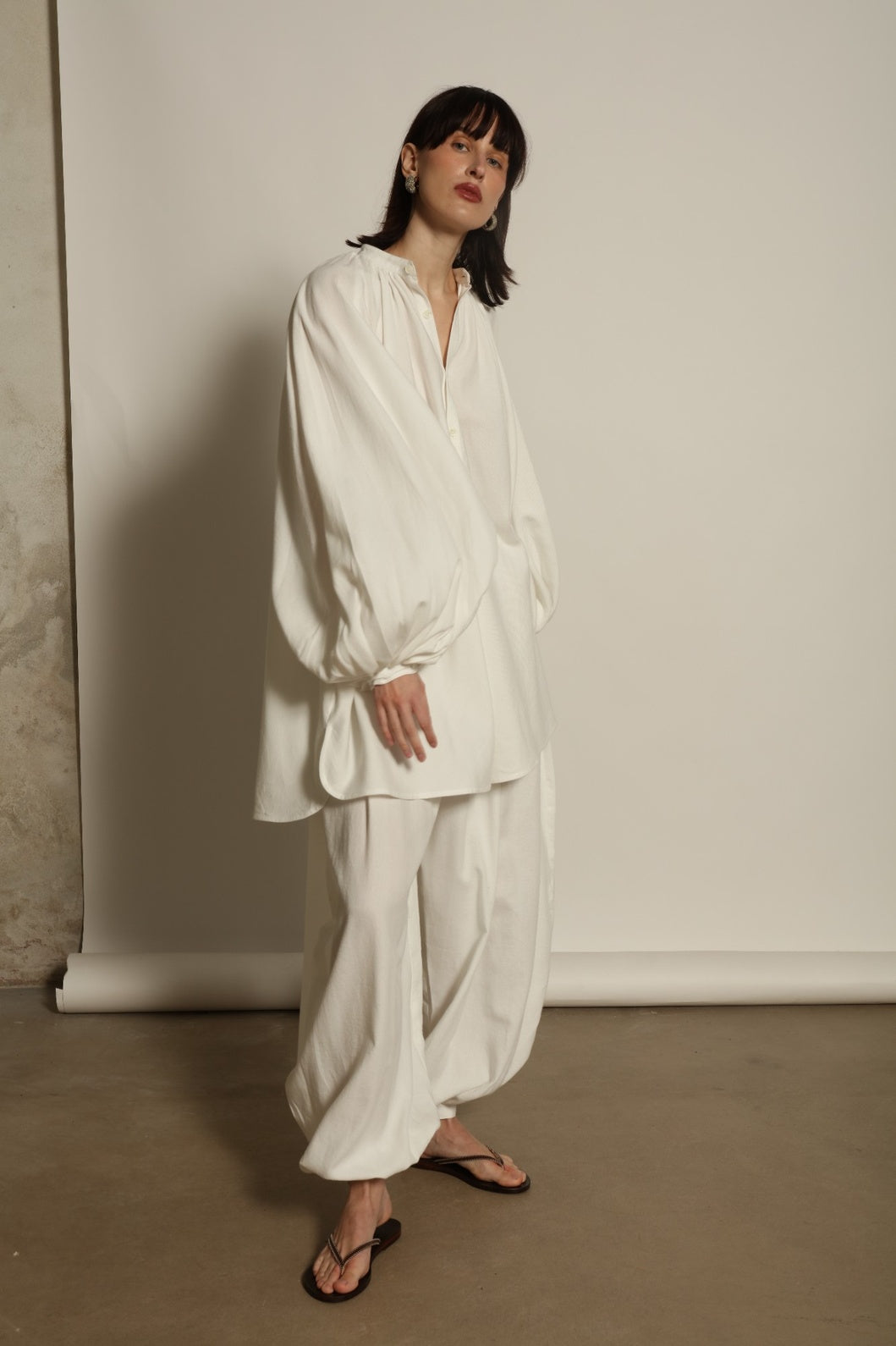 The Touareg Tunic With Ballooon Sleeves - Marrakshi Life
