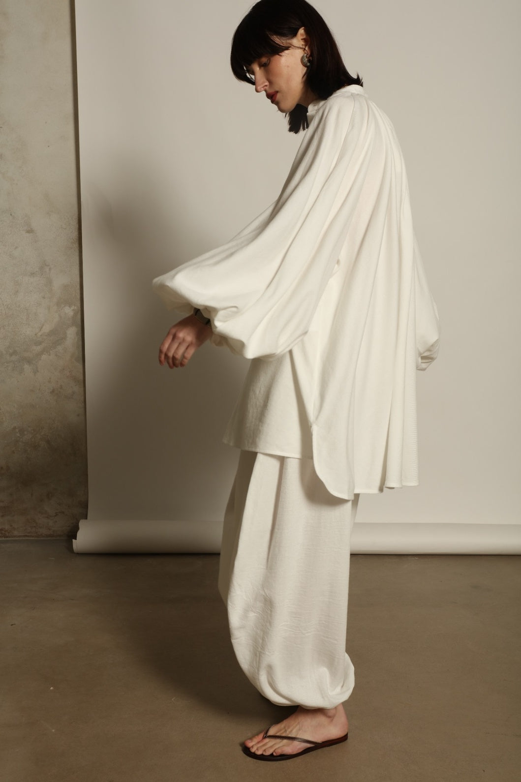 The Touareg Tunic With Ballooon Sleeves - Marrakshi Life