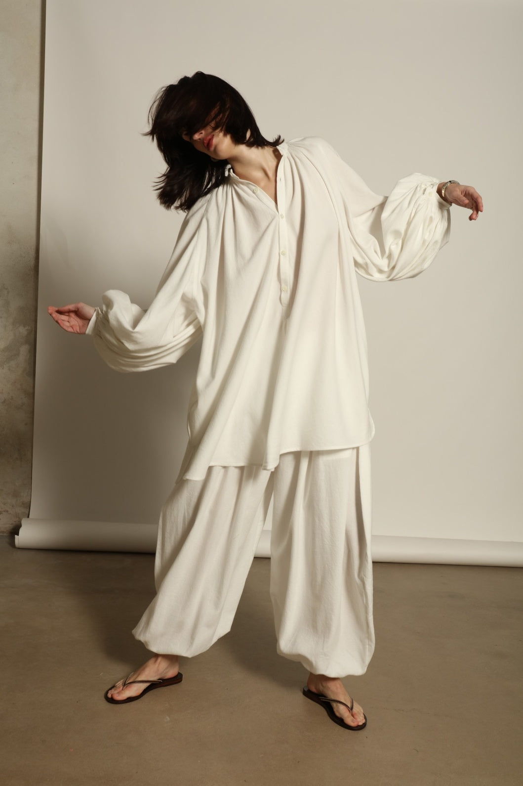 The Touareg Tunic With Ballooon Sleeves - Marrakshi Life